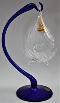 Obstfliegenfalle mit Ständer (blau/transp.-gerippt)